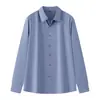 Camisa antibacteriana de manga larga para hombre 5A, ropa profesional, de botones, cuello camisero, color liso, sin arrugas, casual para primavera y otoño, tres pruebas