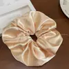 Goma para el Cabello de Satén Hecha a Medida Estilo Coreano Scrunchie, Brillante y de Alta Gama, Popular Cuerda para Cola de Caballo en Línea, Goma para Moño, Accesorio para el Cabello