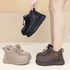 Botas de Nieve Cálidas de Felpa Nuevas de Invierno para Mujer, Zapatos de Mamá Versátiles y Cómodos de Moda, Zapatos de Algodón Antideslizantes de Suela Suave para Mujer