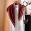 Bufanda Triángulo Perezosa Estilo Francés con Textura Delicada, Adecuada para Uso Diario y Decoración, Bufanda Pequeña para el Cuello de Mujer para Combinar con Camisas, Nuevo Estilo de Moda