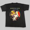 Éxito de taquilla de verano 260 gramos Bruce Lee Kung Fu Jeet Kune Do Boxeo Fitness Retro Americano Camiseta de Manga Corta Nueva