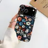 Película para iPhone 18PM com capa retrô de pintura a óleo floral de fantasma, best-seller de Halloween transfronteiriço