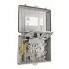 Caja de Distribución de Fibra Óptica de 16 Núcleos para Telecomunicaciones Caja de Pasillo Caja de Transferencia de Fibra Óptica Caja de Distribución de Fibra Óptica Caja de Distribución de Montaje en Pared para Interiores y Exteriores Caja de Distribución