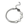 Pulsera Hip-hop Estilo Harajuku Acero Titanio Cara Sonriente para Mujer Diseño ins Pulsera Personalizada Estilo Coreano para Hombres y Mujeres Joyería de Mano de Moda