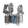 Máquina grande electromagnética para inflar maíz, máquina automática esférica para hacer palomitas de maíz con crema, fábrica de alimentos, olla para palomitas de maíz de gran capacidad