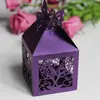 Festa de Aniversário Casamento Caixa de Doces Estilo Europeu Recorte a Laser Embalagem de Caixa de Doces para Casamento Caixa de Papel Doce Chocolate Biscoitos
