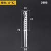 Fresa espiral de un solo filo Shanghai Hao 3.175/4/6/8/10 mm, cortadora de acrílico CNC, cabezal de corte de grabado de acero de tungsteno