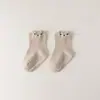 24 Calcetines Infantiles de Dibujos Animados 3D para Primavera y Otoño Hasta la Pantorrilla Calcetines para Bebé Recién Nacido Calcetines de Piso para Bebé Antideslizantes