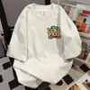 Nuevas Camisetas de Manga Corta con Estampado de Letras Divertidas Estilo Verano 2025, Tops Casuales Sueltos Versátiles para Hombres y Mujeres