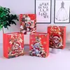 Bolsa de Regalo Navideña Estéreo 3D para Exportación, Reno y Muñeco de Nieve Transfronterizo Bolsa de Papel Creativa de Dibujos Animados Bolsa de Mano para Empaque de Regalos