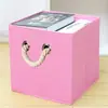 Caja de Almacenamiento sin Tapa Amazon Contenedor de Juguetes Cesta Caja de Almacenamiento Plegable Tipo Cajón Caja Organizadora de Armario Venta al por Mayor