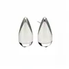 Pendientes de Gota de Agua Transparentes de Resina Estilo Europeo y Americano, Pendientes Simples Personalizados Transfronterizos, Pendientes Versátiles de Gama Alta de Nicho para Mujer