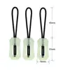 Venta caliente transfronteriza cremallera luminosa cuerda de cola mochila auto-luminosa anti-pérdida cuerda de tracción de cola en stock TPU luminoso tracción tracción