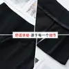 Estilo casual e simples para o trajeto, calças casuais respiráveis de verão novas e confortáveis, modernas e de corte justo, calças versáteis de boca levemente alargada