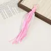 Cordão Colorido de Renda para Celular, Corda Trançada Artesanal DIY, Corda com Pingente de Boneca, Acessórios de Cordão para Chaveiro e Bolsa