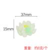 YQT Luoyang Flor de Peonía Accesorios de Resina Hechos a Mano Pegatinas para Refrigerador Flor de Peonía Accesorios Creativos de Acompañamiento