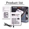 Mezclador USB Bluetooth Personalizado Transfronterizo Monitoreo Dj Reverb Efecto para Cantar Barra de Audio para Escenario Mezclador