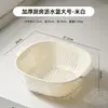 Juego de 6 Piezas Cesta Escurridora Doble Capa Engrosada para Cocina Casera Lavabo Filtro de Agua para Frutas y Verduras de Grado Alimenticio Cesta de Almacenamiento Alto Valor Estético
