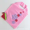 Bolsas de Compras Plegables de Fresa al por Mayor de Fábrica, Tamaño Grande, Impresión de Logo Personalizable, Bolsas de Regalo Promocionales, Bolsas de Supermercado de Gran Capacidad