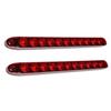 15.5 pulgadas Camión Pickup Coche 11Led Luz de Autobús Barra de Luz de Remolque Luz de Freno Alta Giro Lateral