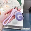 Chaveiro de Couro Criativo 26 Letras Inglesas para Carro Pingente de Bolsa Pingente de Mochila Acessórios de Chaveiro para Casal Atacado
