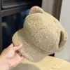 Novo Boina de Pelúcia com Orelhas de Gato Fofa para Mulheres, Chapéu Newsboy Emagrecedor para Rosto Outono e Inverno com Circunferência de Cabeça Grande, Quente