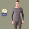 Ropa interior térmica para hombre, traje con forro polar, más grueso, auto-calentable alemán, prenda interior, camiseta base, ropa de otoño, pantalones de otoño, invierno