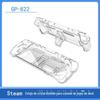 Console de jogos Steam Deck concha de cristal dividida Steam Deck concha dura protetora de PC transparente com suporte