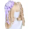 Moños Florales Personalizados Lolita, Accesorios de Ropa, Decoraciones para Ropa de Muñecas, Accesorios para la Cabeza, Cintas de Encaje, Hecho a Medida