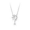 Collar Dámila S999 Plata de Ley Espiga de Trigo Paloma de la Paz para Mujer Moda Diseño de Nicho Lujo Ligero Cadena para Clavícula Moderna Combinación Perfecta