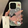 Gatos e Cachorros Fofos Passeando Adequado para Capa de Celular Apple 16 Iphone15Pro Masculino e Feminino 13/14Pro11 Elegante