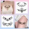 Anillo para Pierna con Tatuaje de Corazón Pegatina Impermeable Femenino Larga Duración Sexy Seda Negra Muslo Herbal Semi-Permanente Jugo Privado