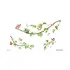Colección Rui Ka Long: Pegatinas de Tatuaje con Patrón Seductivo para Clavícula y Pecho, Pegatinas de Tatuaje Sexy, Diseño Floral de Larga Duración con un Toque de Lujo
