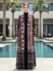 Cárdigan Abrigo Plisado Estilo Miyake con Estampado, Ropa Étnica para Mujer Tallas Grandes, Moda Transfronteriza Europea y Americana, Capa Abrigo Plisado