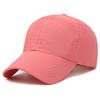 Gorra publicitaria de color sólido, de secado rápido, para exteriores, con logotipo bordado y placa luminosa, parasol.