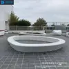 Banco de Fibra de Vidrio para Exteriores para Perímetro de Centro Comercial, Sillas de Venta Directa, Plantación de Árboles, Asientos en Alberca de Árboles, Asientos para Parque