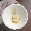 Brinquedo de comida divertido e peculiar de desenho animado, torrada, batata frita, tomate, chaveiro de acrílico, pingente, decoração fofa para bolsa, presente