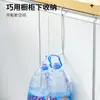 Suporte de Papel Toalha de Cozinha Estilo Japonês Armário Pendurado Suporte para Rolo de Papel Suporte de Filme sem Furo Suporte para Pano Preguiçoso