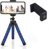 Trípode Palo Selfie Pulpo Dispositivo Selfie Bluetooth Set Soporte Pequeño Esponja Trípode Versátil para Transmisión en Vivo