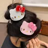 Lindo Pasador Mágico con Lazo de Gato Kt para Recoger Cabello Suelto, Suave con el Cabello, Adecuado para Niñas, Accesorio para el Cabello para la Parte Posterior de la Cabeza y el Flequillo