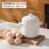 Olla de Estofado de Doble Asa Cerámica Luowei de Jingdezhen Tazón Personalizado para Huevo al Vapor con Tapa para Uso Doméstico Impermeable Custard de Huevo al Vapor y Nido de Pájaro Especial