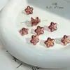 Cuentas de Cristal Checo Doméstico de Colores, Cadena Dorada para Teléfono Móvil de Lirio del Valle, Materiales para Pulseras DIY, Accesorios de Joyería