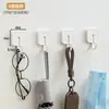 Gancho Espesado para Dormitorio Adhesivo Fuerte Gancho Blanco Multifuncional para Pared Que No Se Puede Arrancar Hogar Dormitorio Colgar Ropa Gancho Pegajoso