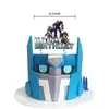 Decoração de Aniversário Tema Transformers Layout de Cena de Festa Suprimentos de Decoração de Festa Conjunto de Faixa Balão Bandeira
