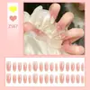 Uñas vestibles más vendidas en TikTok, uñas de camelia color crema largas puramente hechas a mano que realzan el tono de piel, piezas de uñas vestibles al por mayor