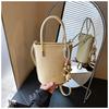 Bolso pequeño popular transfronterizo para mujer en verano, Versátil nuevo estilo 2025, Bolso bandolera simple y popular, Bolso de cubo casual estilo coreano