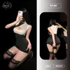 Lingerie Sexy com Tema Laranja, Uniforme de Secretária Feminina, Traje Revelador Sedutor, Vestido Bodycon Apaixonado, Roupa de Dormir Plus Size que Não Precisa Tirar