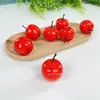 Fábrica de Origen Venta al por Mayor Frutas y Verduras Falsas Modelo de Manzana Artificial Manzana Roja Manzana Verde Decoración del Hogar Exhibición