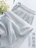 Pantalones de verano finos para mujer de seda de hielo, pierna ancha, cintura alta, corte holgado, con caída, secado rápido, talla grande, casual, a prueba de mosquitos
