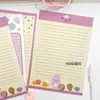 Cuaderno B5 Fresa Dulce Número de Gato Papel para Fotocopias para Estudiantes, Bloc de Notas Engrosado para Preparación de Exámenes, Cuaderno de Bloques de Color de Alto Valor, Cuaderno de Escritura Rayado